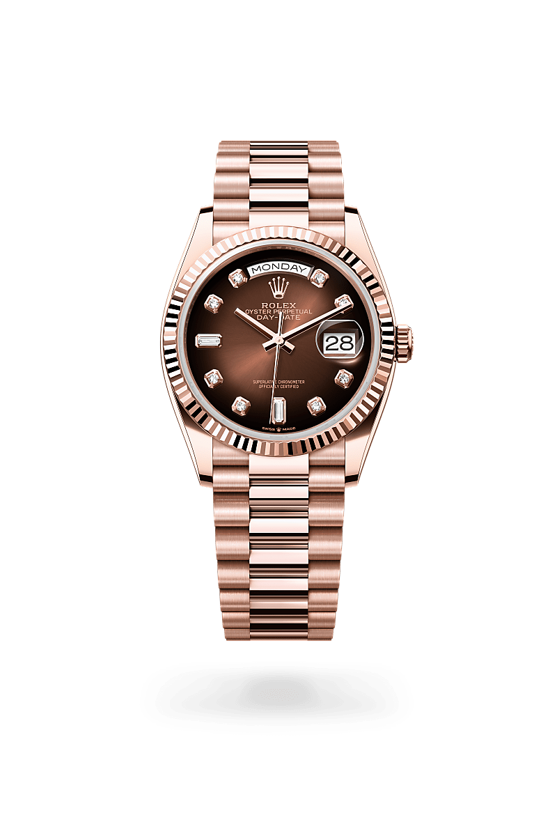 rolex Day-Date in 18 kt Everose gold,  - Lenox Jewelers