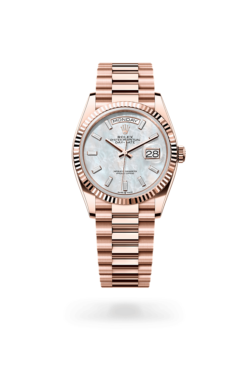 rolex Day-Date in 18 kt Everose gold,  - Lenox Jewelers