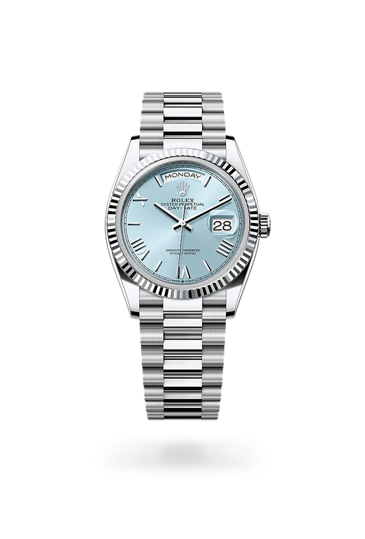 rolex Day-Date in Platinum, M128236-0018 - Lenox Jewelers