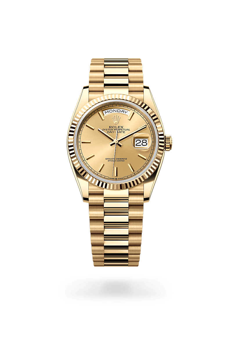 rolex Day-Date in 18 kt yellow gold, M128238-0045 - Lenox Jewelers Sas