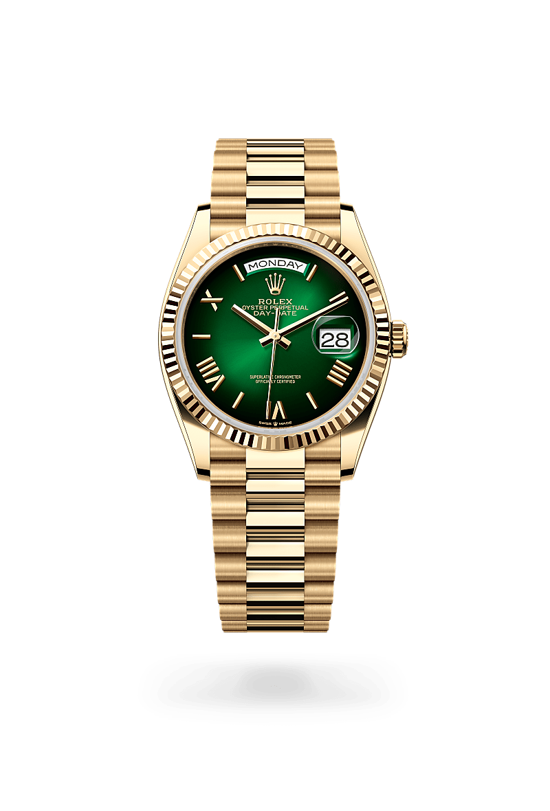 Rolex Day-Date 36 in 18 kt yellow gold, M128238-0118 | Lenox Jewelers