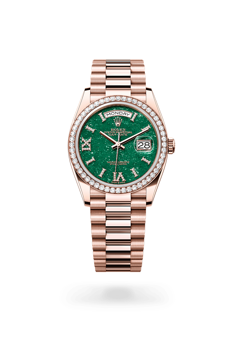 rolex Day-Date in 18 kt Everose gold,  - Lenox Jewelers