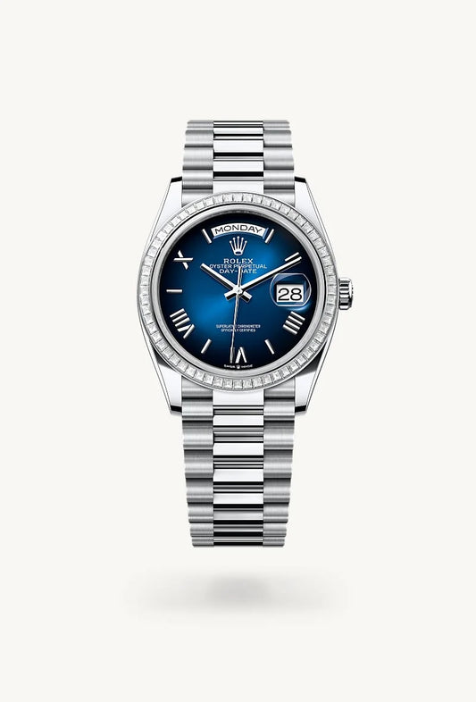 rolex Day-Date in Platinum, M128396TBR-0021 - Lenox Jewelers