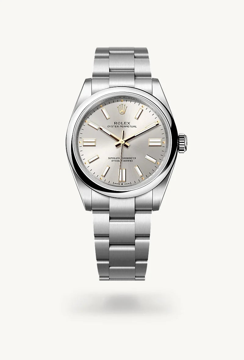 Rolex Oyster Perpetual in Oystersteel, M134300-0001 - Lenox Jewelers