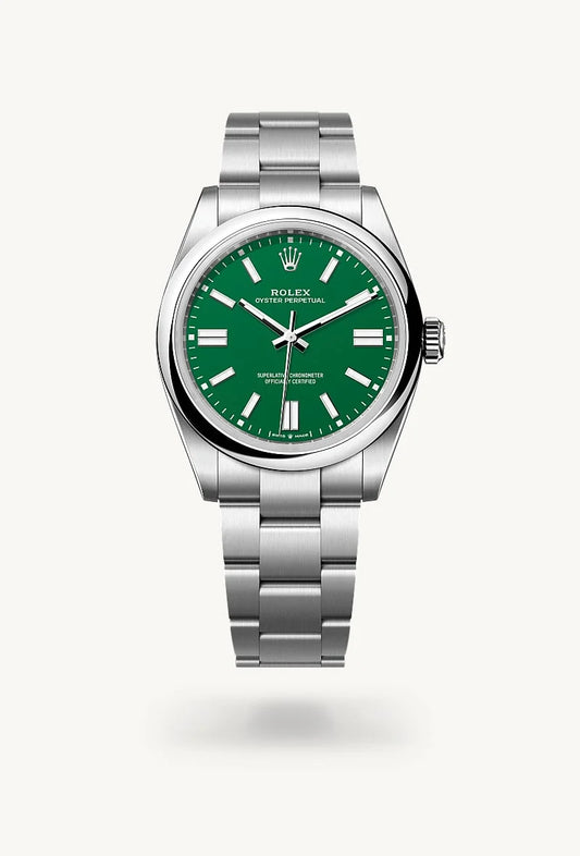 rolex Oyster Perpetual in Oystersteel, M134300-0004 - Lenox Jewelers
