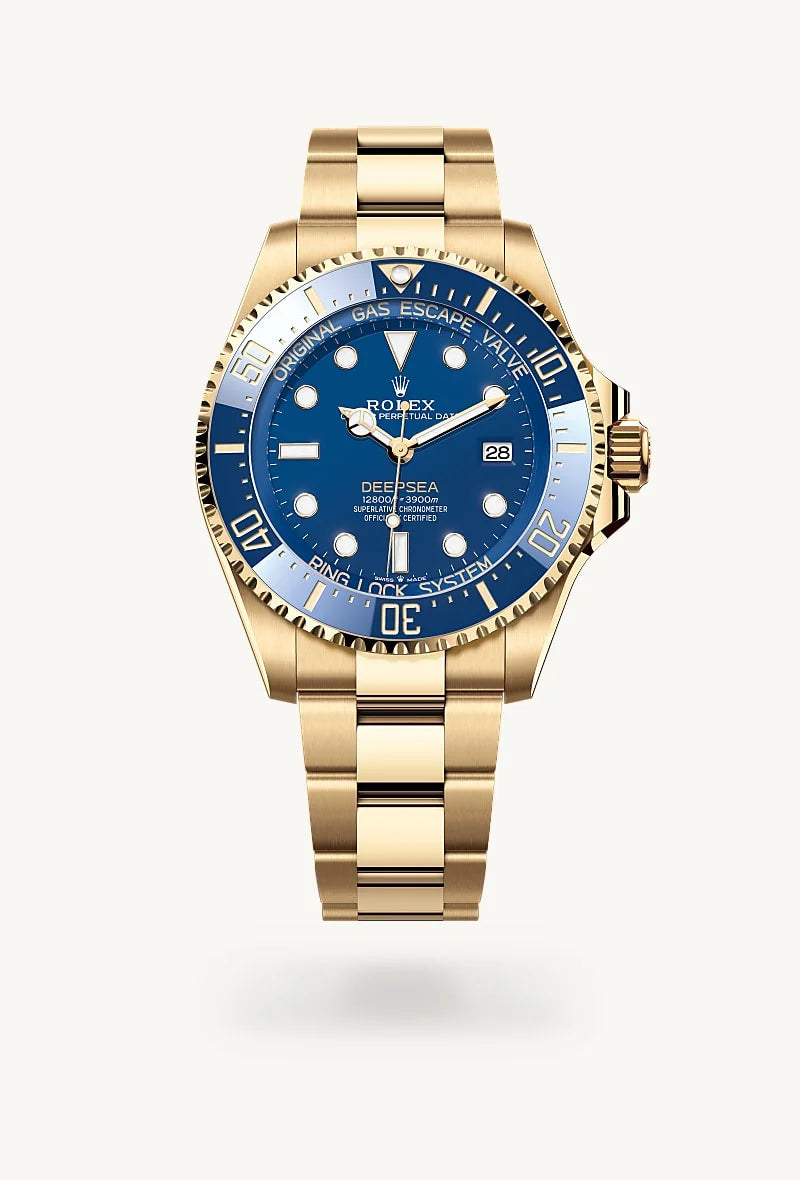 Rolex Rolex Deepsea 18 kt yellow gold, M136668LB-0001 – Lenox Jewelers