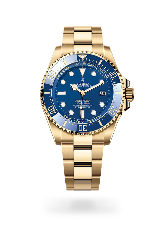 rolex Deepsea in 18 kt yellow gold, M136668LB-0001 - Lenox Jewelers