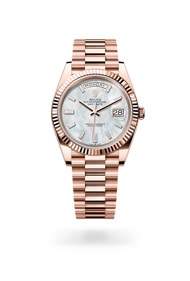 rolex Day-Date in 18 kt Everose gold,  - Lenox Jewelers