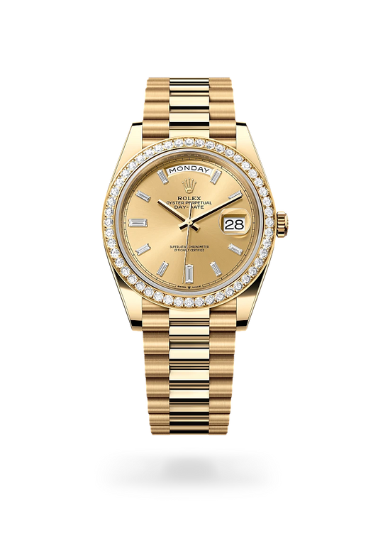 rolex Day-Date in 18 kt yellow gold, M228348RBR-0002 - Lenox Jewelers
