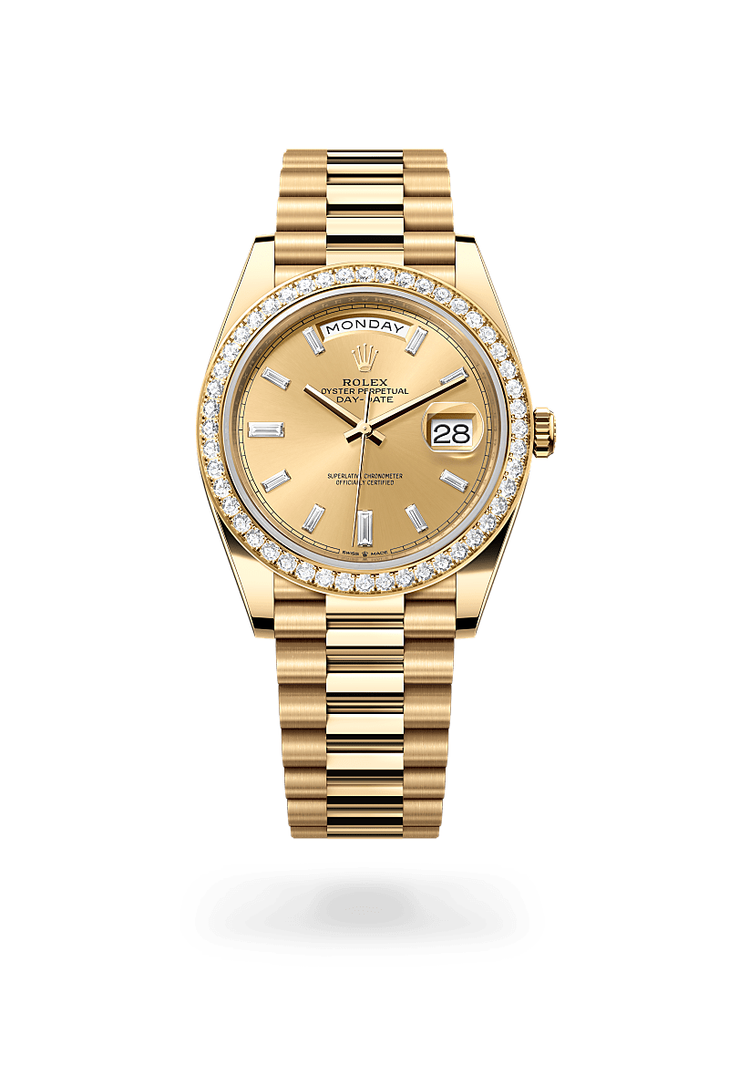 rolex Day-Date in 18 kt yellow gold,  - Lenox Jewelers