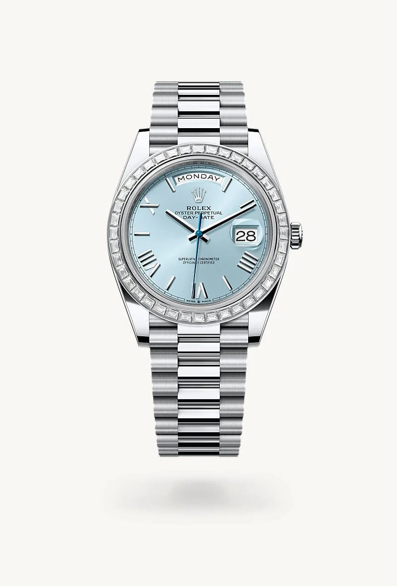 Rolex Day-Date in Platinum, M228396TBR-0030 - Lenox Jewelers