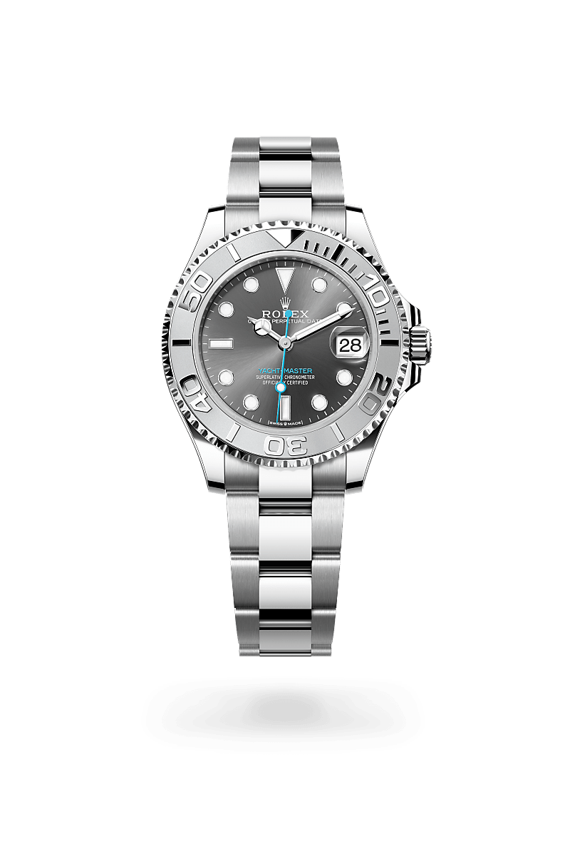 rolex Yacht-Master in Rolesium - combination of Oystersteel and platinum,  - Lenox Jewelers