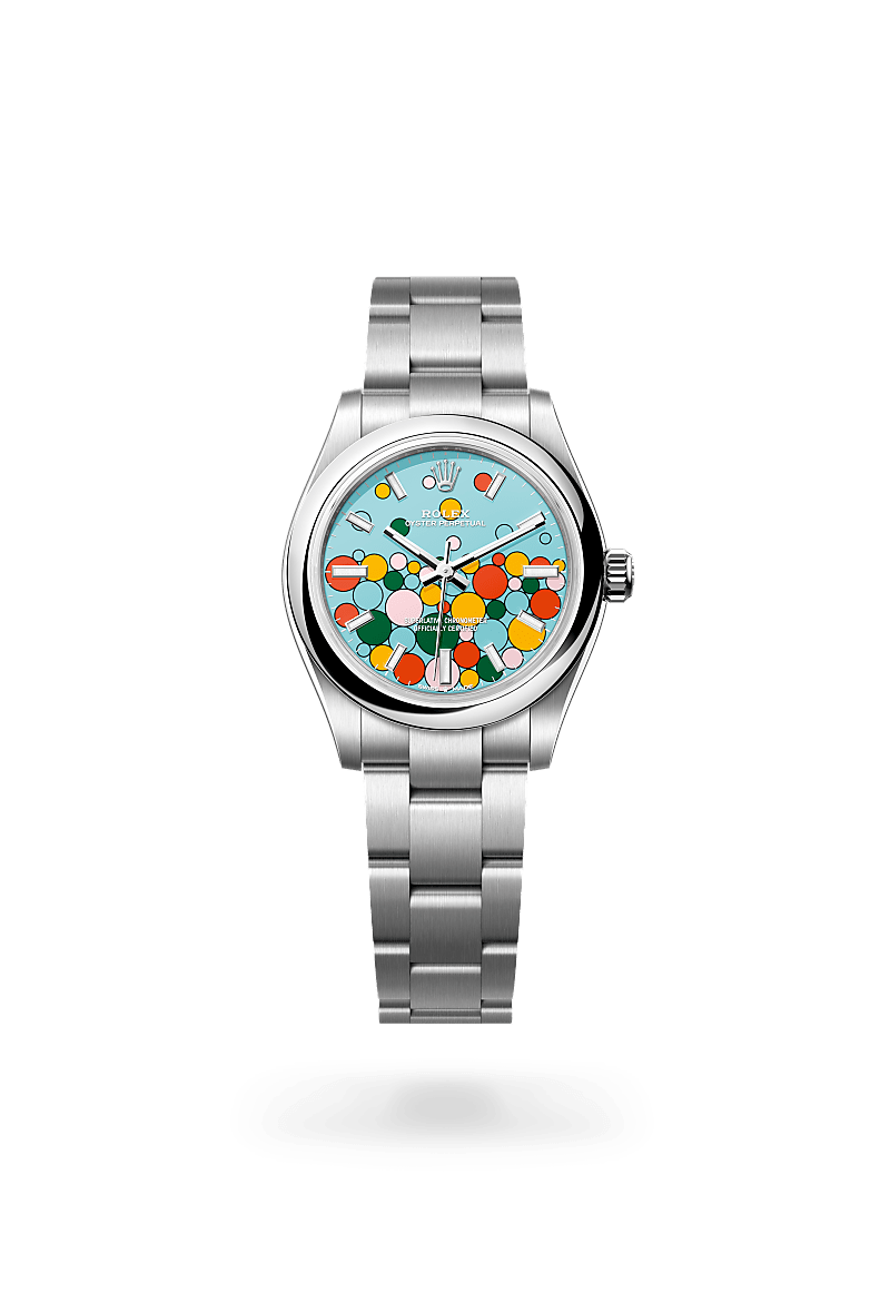 rolex Oyster Perpetual in Oystersteel,  - Lenox Jewelers