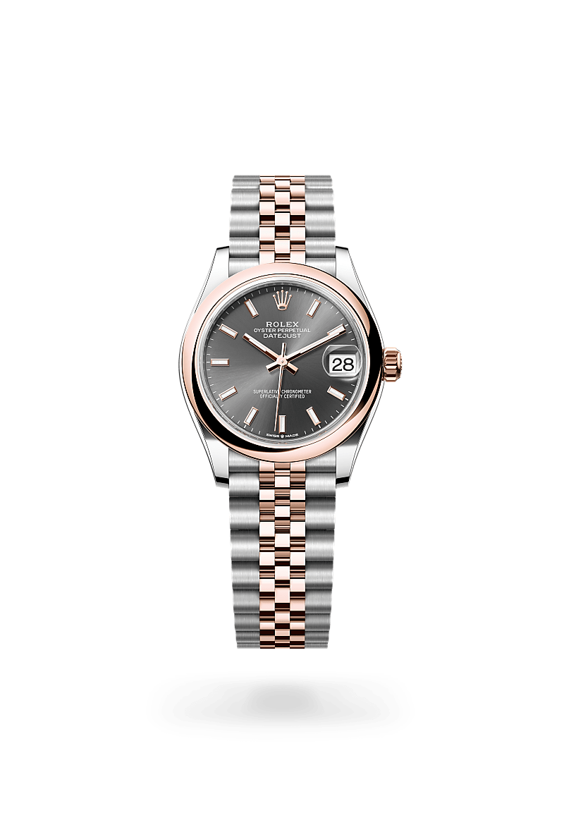 Rolex Datejust 31 in Everose Rolesor - combination of Oystersteel and Everose gold, M278241-0018 | Lenox Jewelers