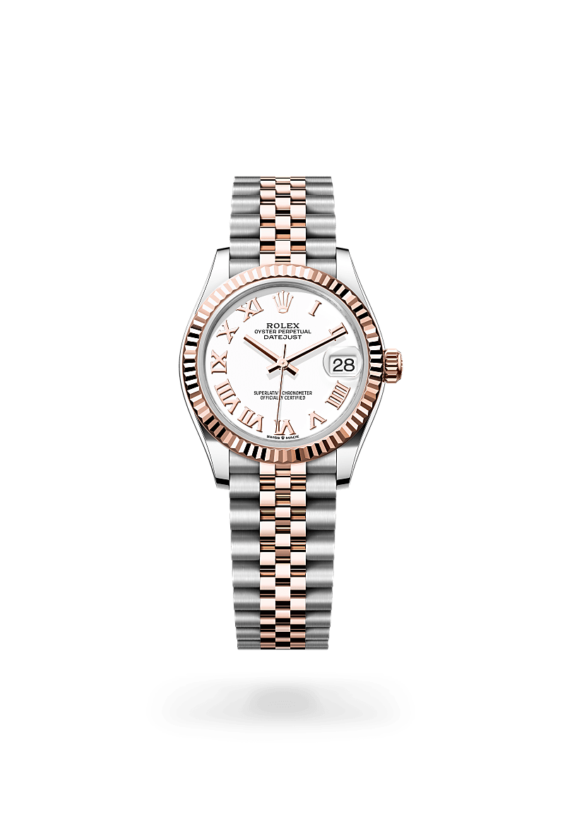 rolex Datejust in Everose Rolesor - combination of Oystersteel and Everose gold,  - Lenox Jewelers