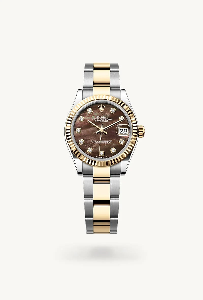 Rolex Datejust in Yellow Rolesor - combination of Oystersteel and yellow gold, M278273-0023 - Lenox Jewelers