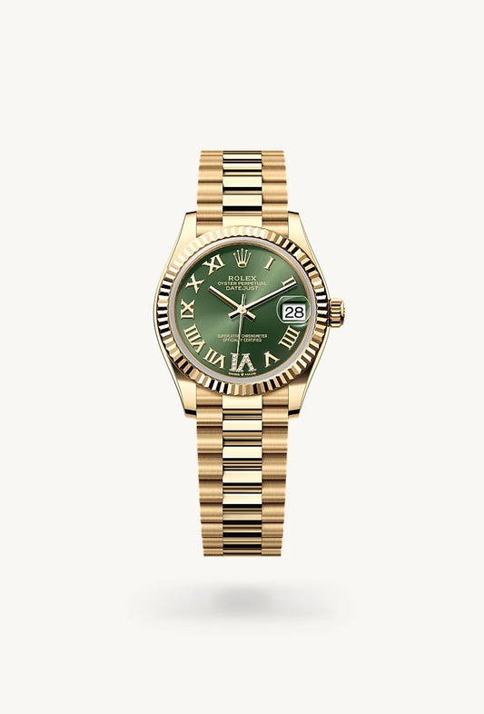 rolex Datejust in 18 kt yellow gold, M278278-0030 - Lenox Jewelers