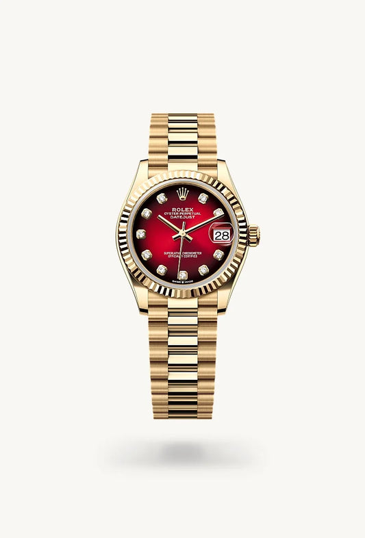 rolex Datejust in 18 kt yellow gold, M278278-0049 - Lenox Jewelers