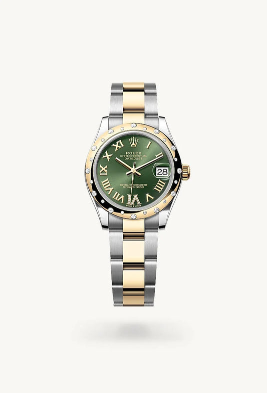 rolex Datejust in Yellow Rolesor - combination of Oystersteel and yellow gold, M278343RBR-0015 - Lenox Jewelers