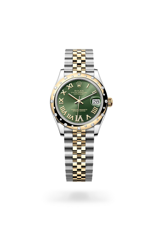rolex Datejust in Yellow Rolesor - combination of Oystersteel and yellow gold, M278343RBR-0016 - Lenox Jewelers