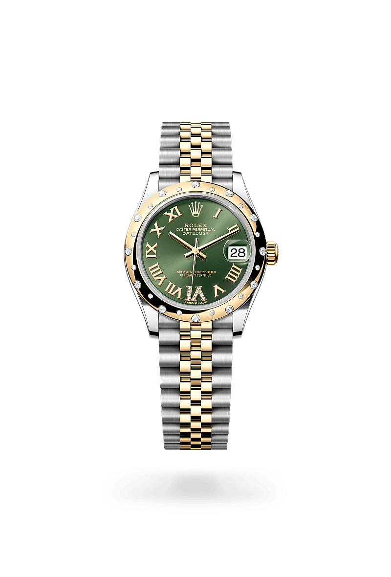 Rolex Datejust 31 in Yellow Rolesor - combination of Oystersteel and yellow gold, M278343RBR-0016 | Lenox Jewelers