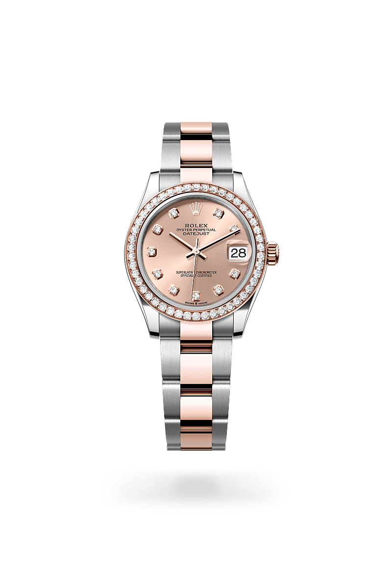 rolex Datejust in Everose Rolesor - combination of Oystersteel and Everose gold,  - Lenox Jewelers