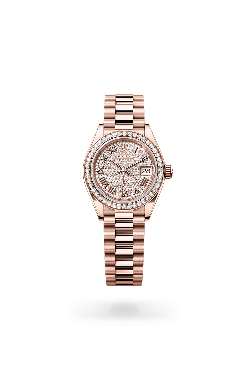 rolex Lady-Datejust in 18 kt Everose gold,  - Lenox Jewelers