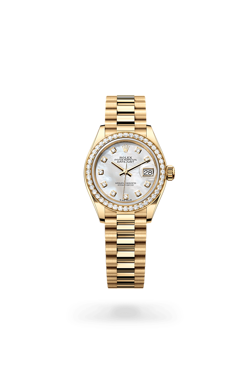 rolex Lady-Datejust in 18 kt yellow gold,  - Lenox Jewelers