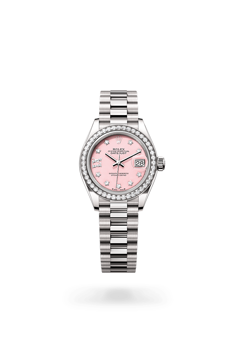 rolex Lady-Datejust in 18 kt white gold,  - Lenox Jewelers