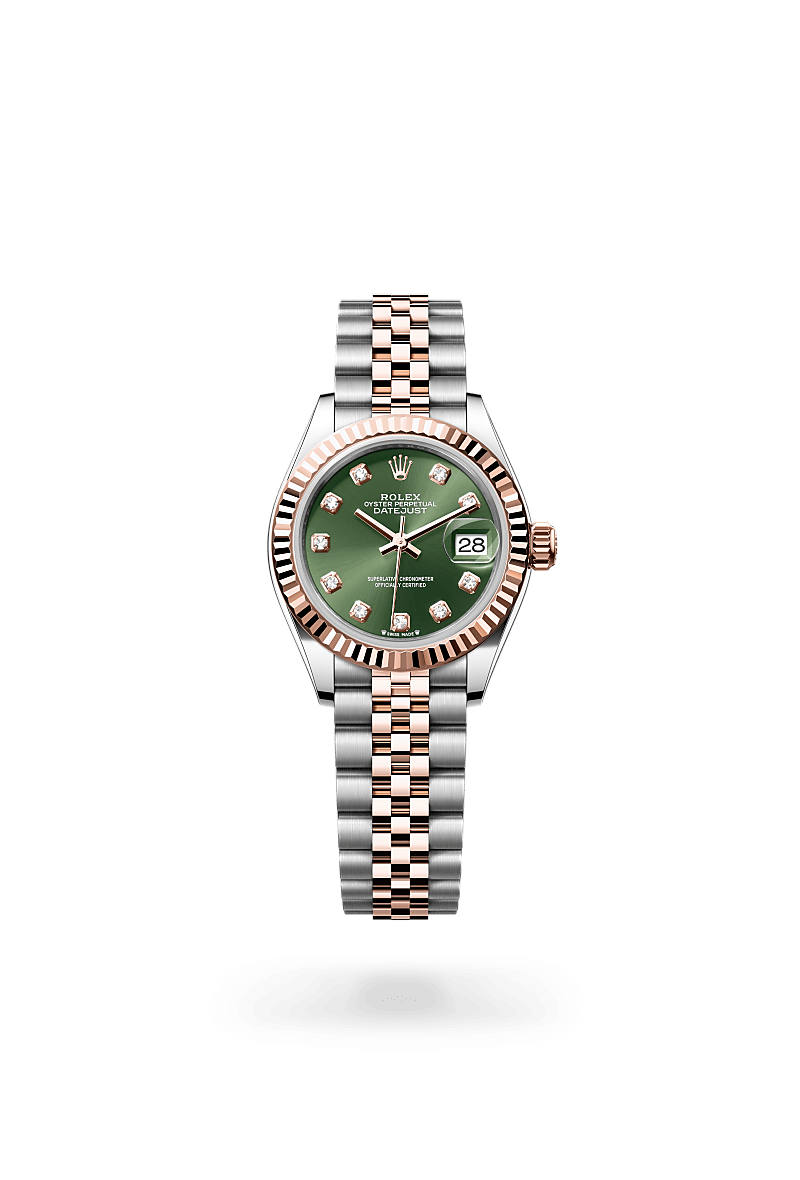 rolex Lady-Datejust in Everose Rolesor - combination of Oystersteel and Everose gold,  - Lenox Jewelers