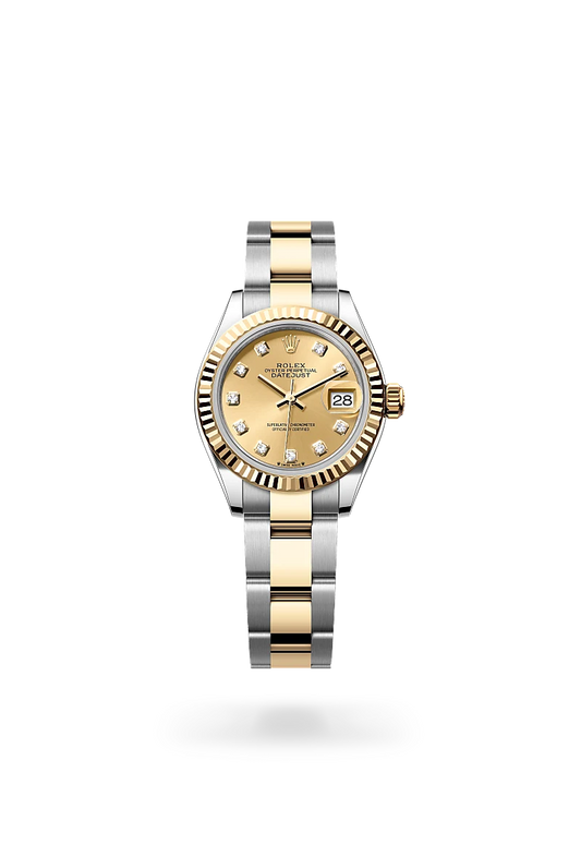 rolex Lady-Datejust in Yellow Rolesor - combination of Oystersteel and yellow gold, M279173-0012 - Lenox Jewelers