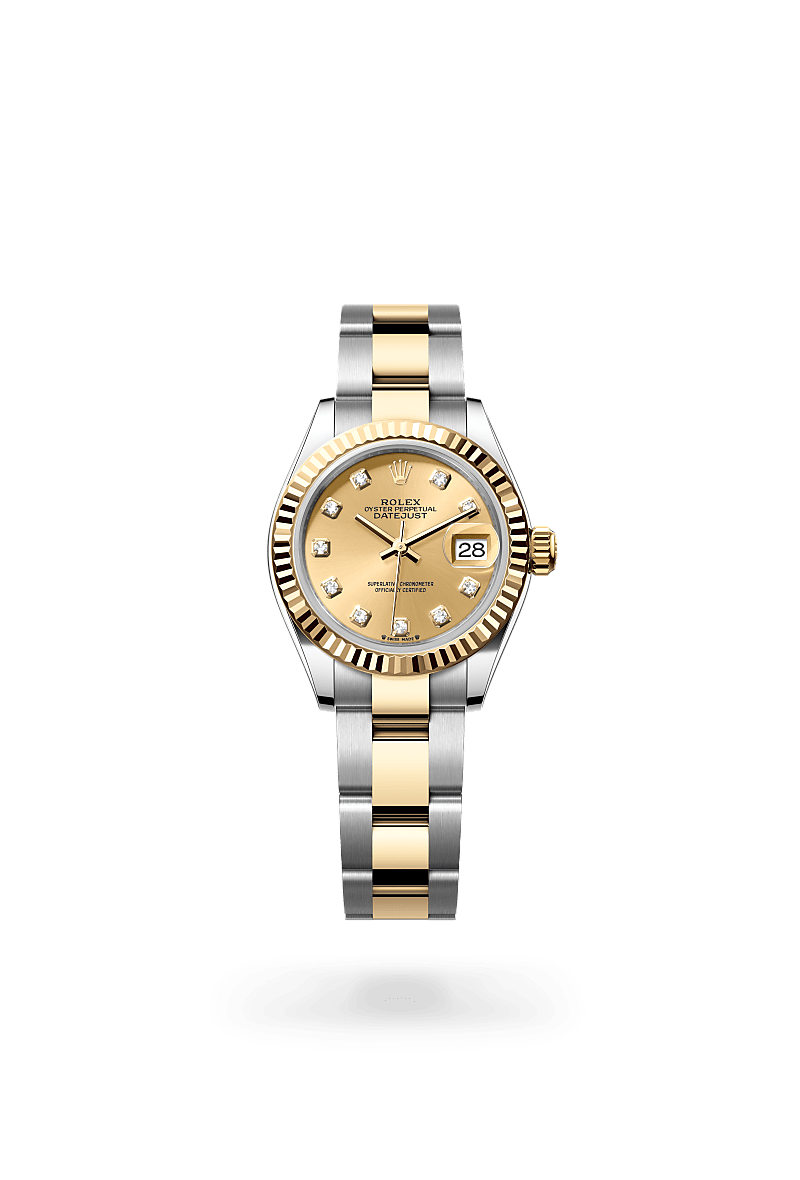 rolex Lady-Datejust in Yellow Rolesor - combination of Oystersteel and yellow gold,  - Lenox Jewelers