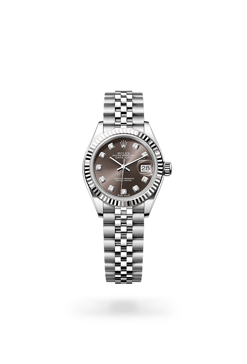 rolex Lady-Datejust in White Rolesor - combination of Oystersteel and white gold,  - Lenox Jewelers