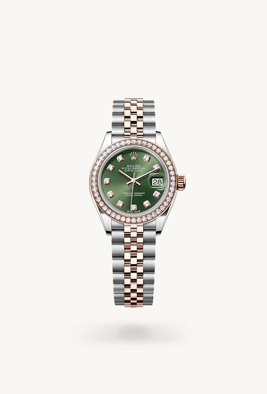 rolex Lady-Datejust in Everose Rolesor - combination of Oystersteel and Everose gold, M279381RBR-0007 - Lenox Jewelers