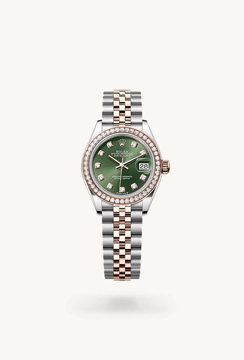 Rolex Lady-Datejust in Everose Rolesor - combination of Oystersteel and Everose gold, M279381RBR-0007 - Lenox Jewelers