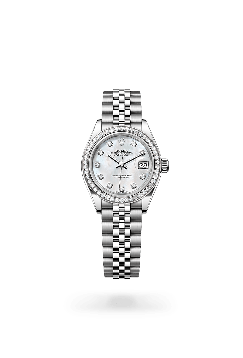 rolex Lady-Datejust in White Rolesor - combination of Oystersteel and white gold,  - Lenox Jewelers