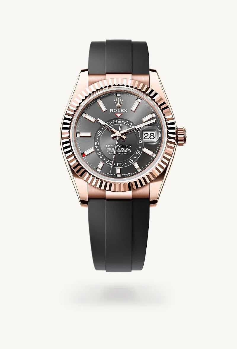 Rolex Sky-Dweller in 18 kt Everose gold, M336235-0004 - Lenox Jewelers