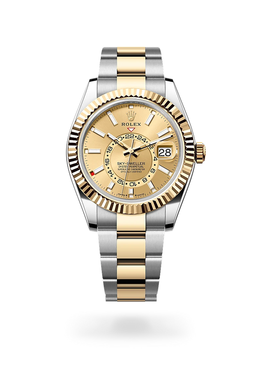 rolex Sky-Dweller in Yellow Rolesor - combination of Oystersteel and yellow gold, M336933-0001 - Lenox Jewelers