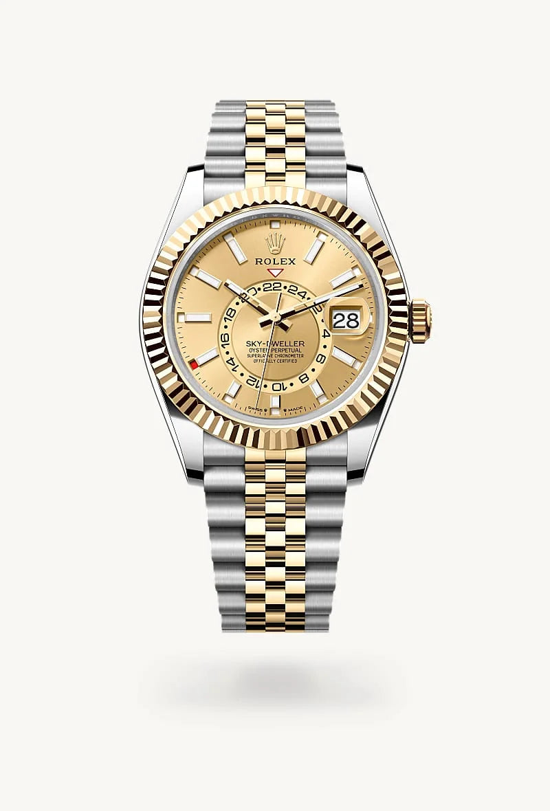 Rolex Sky-Dweller in Yellow Rolesor - combination of Oystersteel and yellow gold, M336933-0002 - Lenox Jewelers