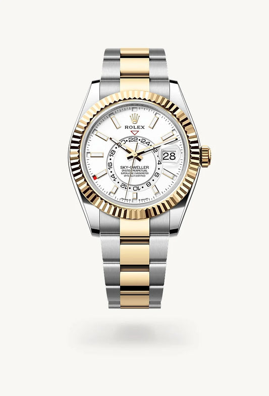 rolex Sky-Dweller in Yellow Rolesor - combination of Oystersteel and yellow gold, M336933-0005 - Lenox Jewelers