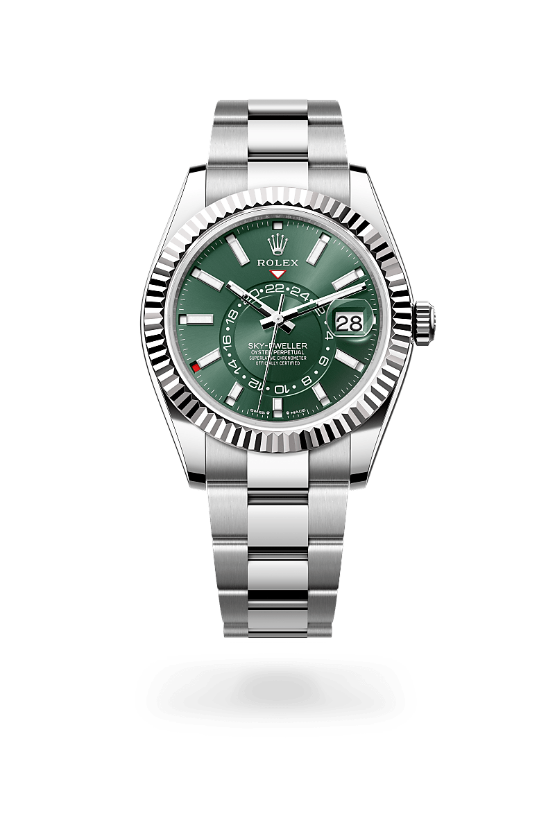 rolex Sky-Dweller in White Rolesor - combination of Oystersteel and white gold,  - Lenox Jewelers