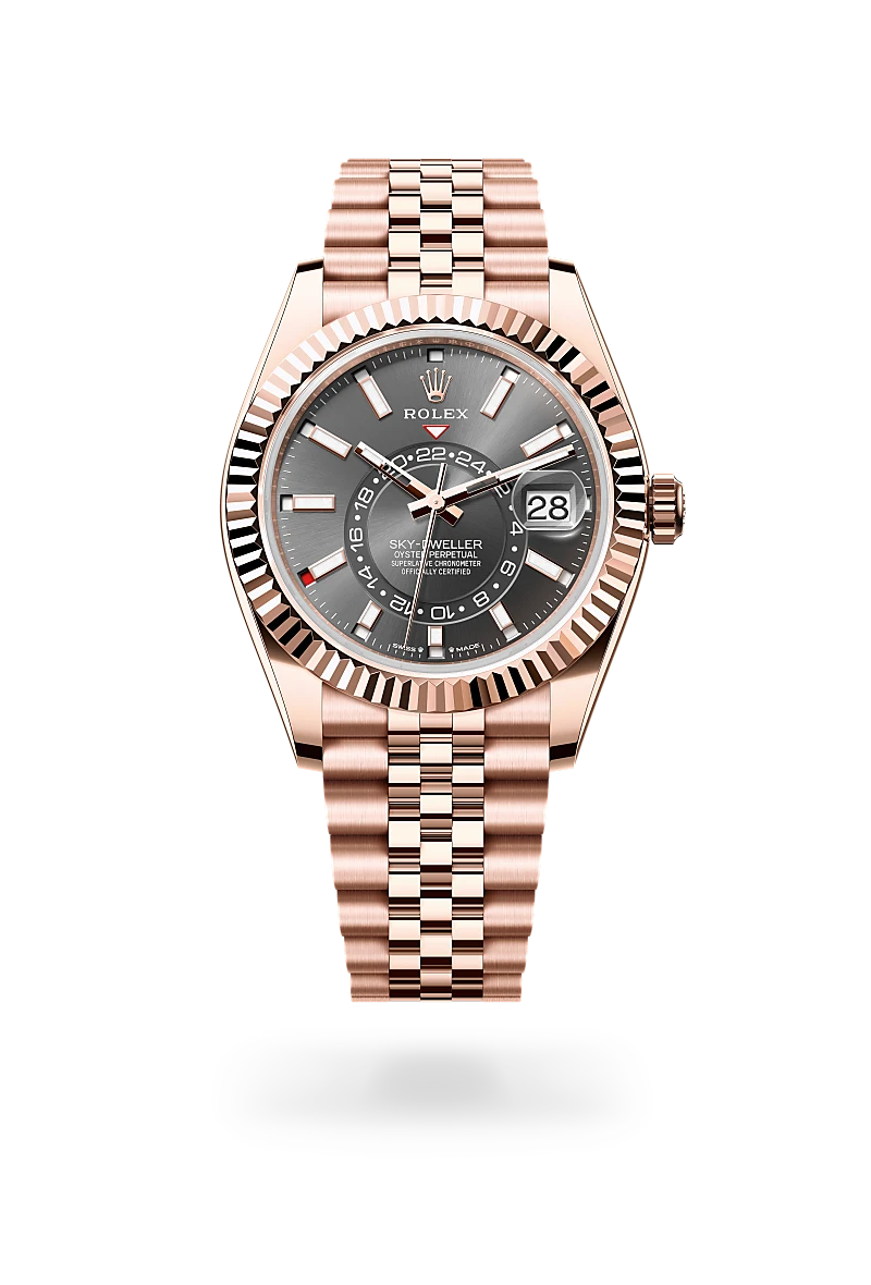 Rolex Sky-Dweller in 18 kt Everose gold, M336935-0008 - Lenox Jewelers