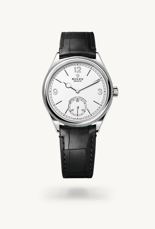 rolex 1908 in 18 kt white gold, M52509-0005 - Lenox Jewelers