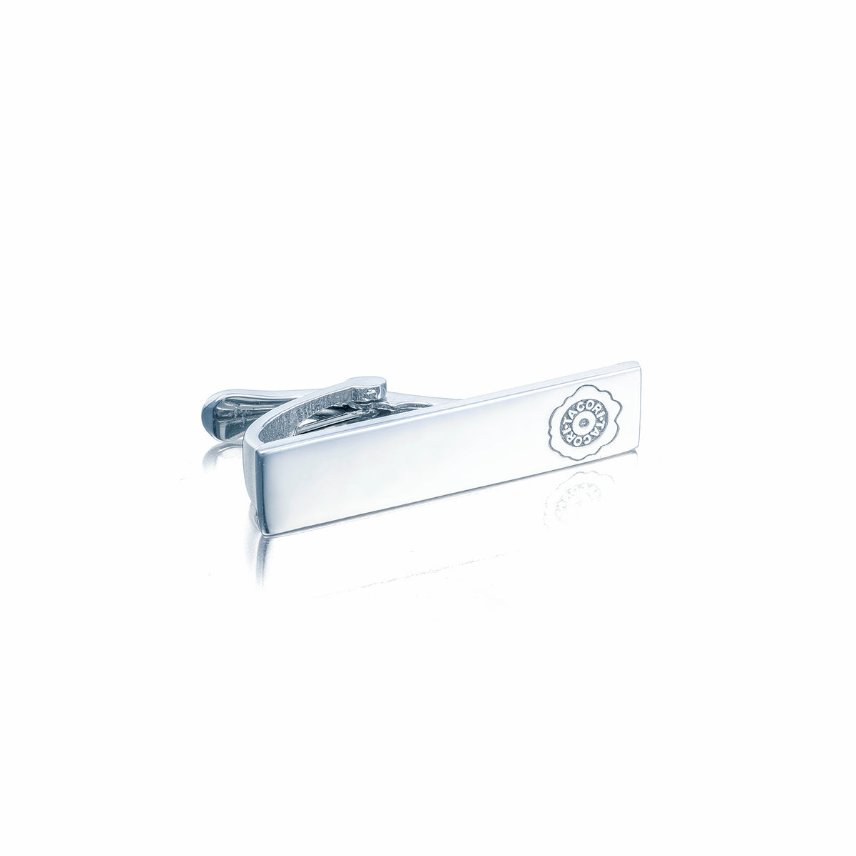 Tacori Sterling Silver Square Tie Bar