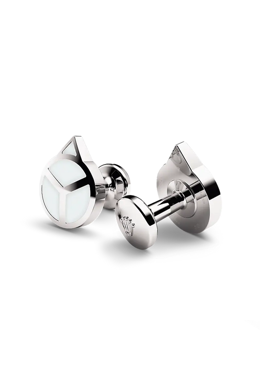 Rolex ‘Hand’ cufflinks White gold and luminescent material A1029 at Lenox Jewelers