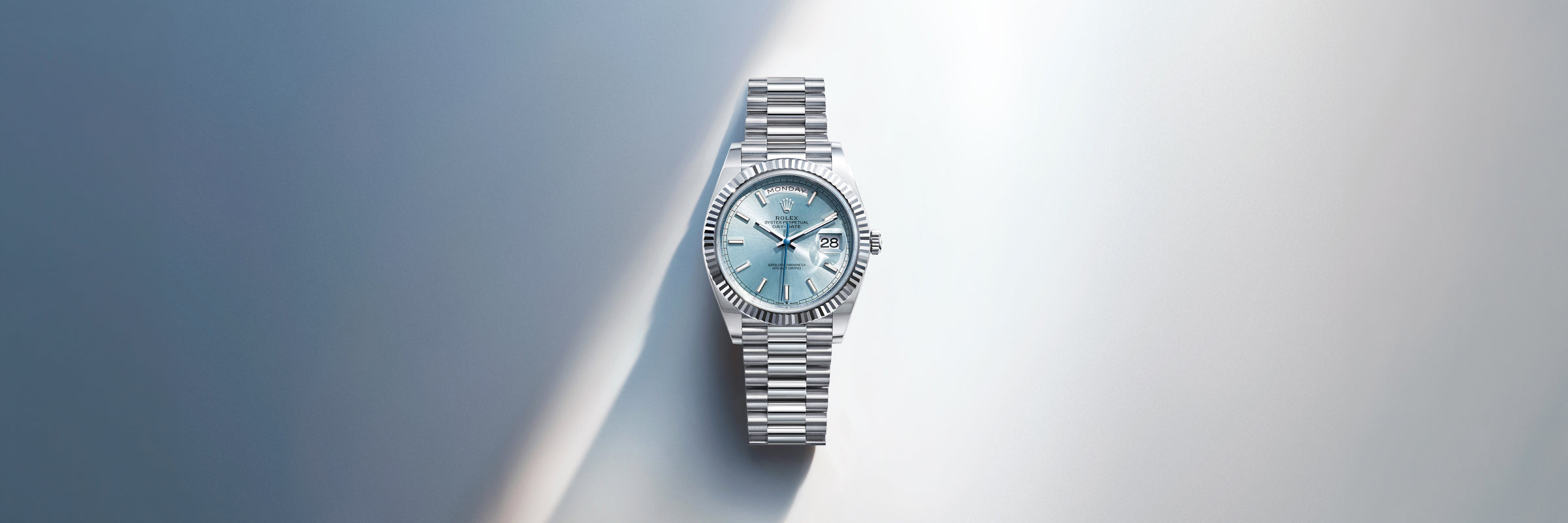 Rolex Day-Date in 18 kt Everose gold, M128235-0029 - Lenox Jewelers