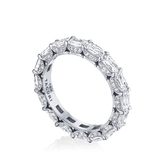 Tacori Platinum Exclusive Cut Diamond Eternity Band
