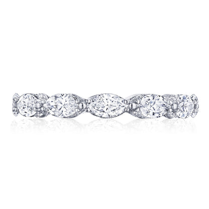 Tacori Platinum Marquise Cut Diamond Eternity Band