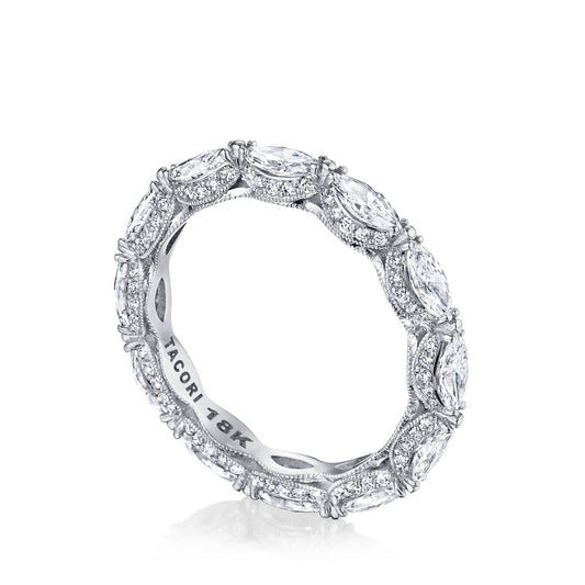 Tacori Platinum Marquise Cut Diamond Eternity Band