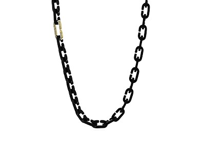 Black chain necklace by Simon G.